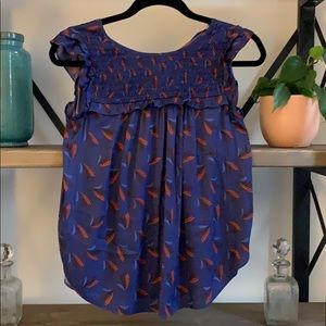 LOFT Patterned Blouse